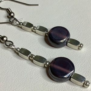 Muted Silver Earrings.